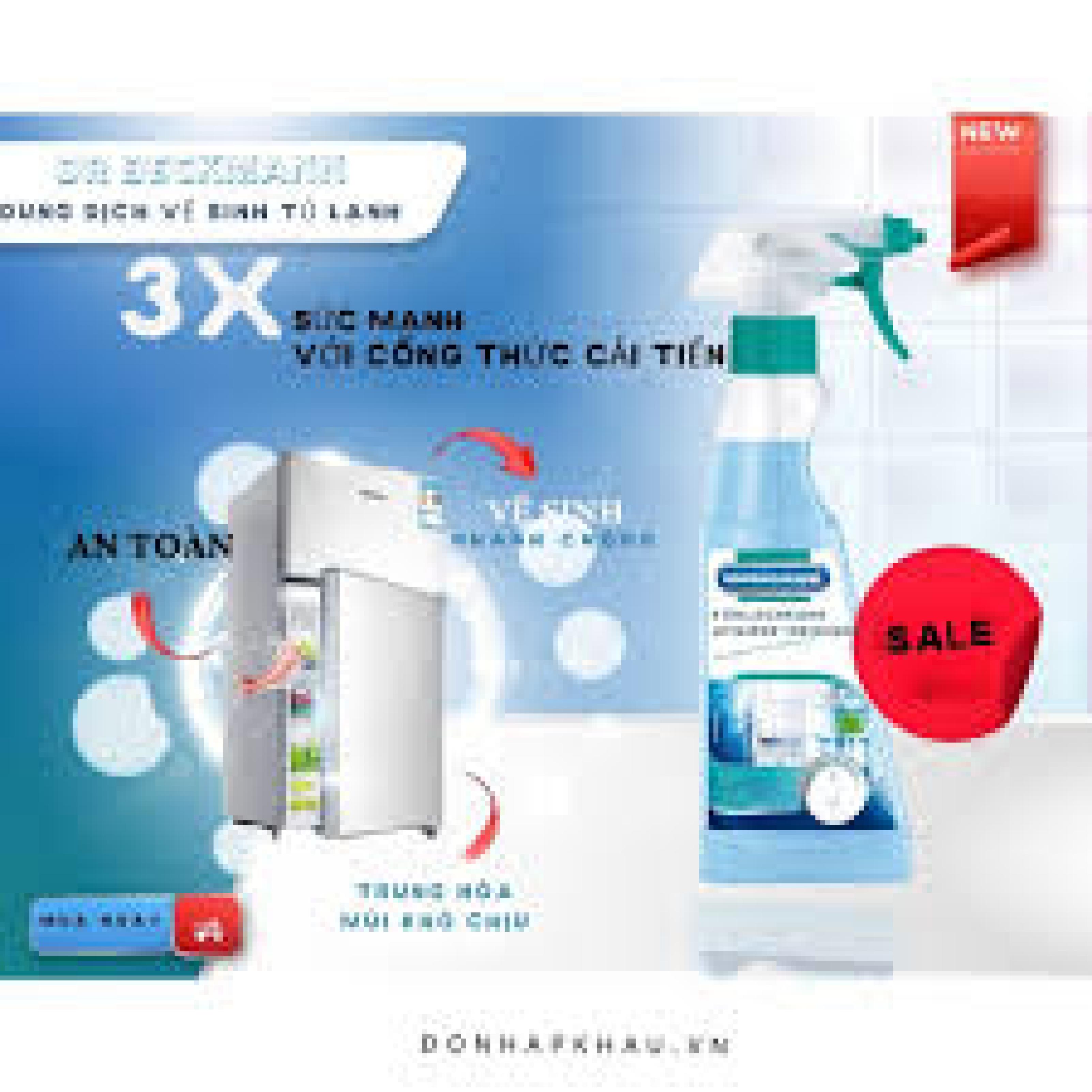 CÁCH MUA CHAI XỊT VỆ SINH TỦ LẠNH DR BECKMANN CHAI 250ML