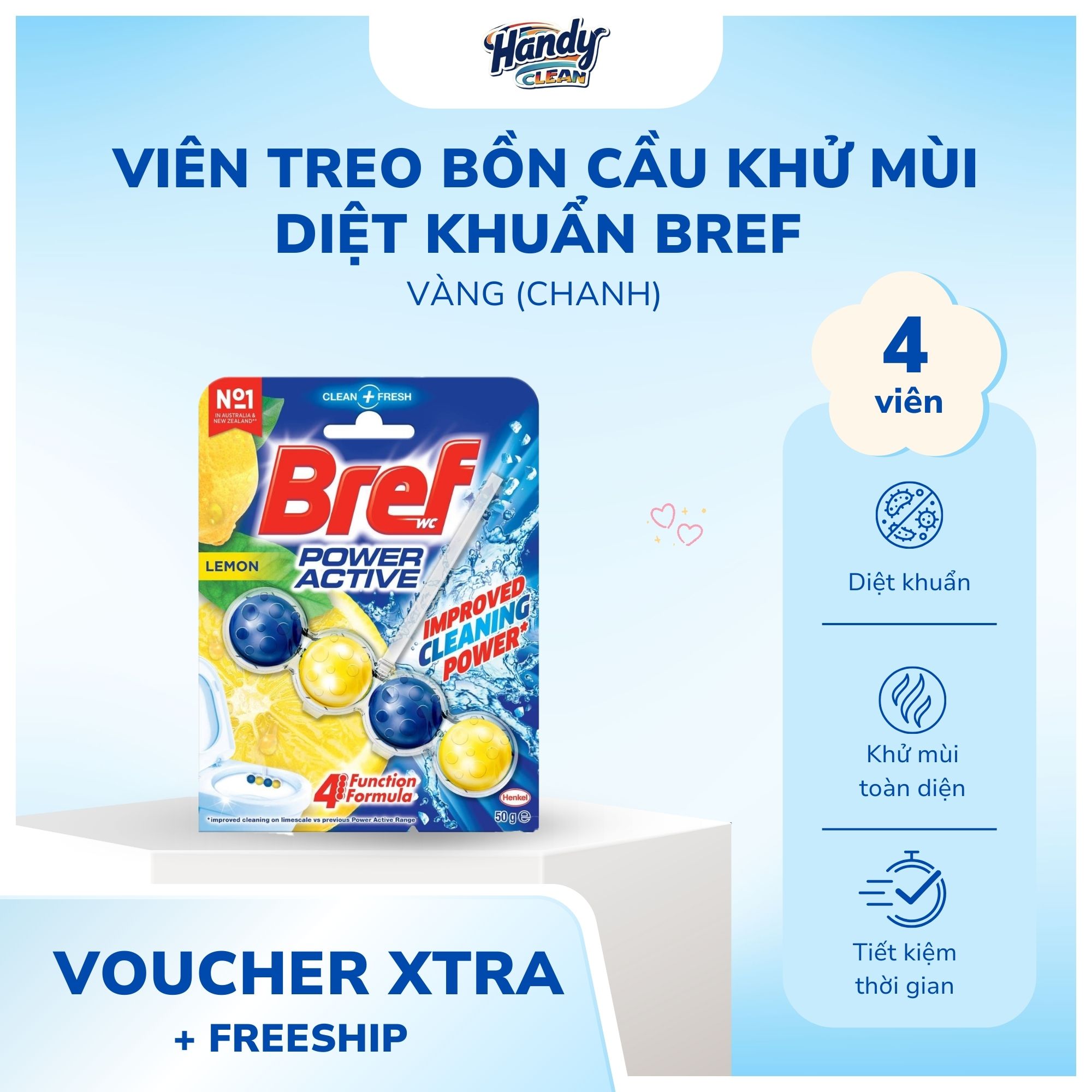 viên treo bồn cầu Bref 1