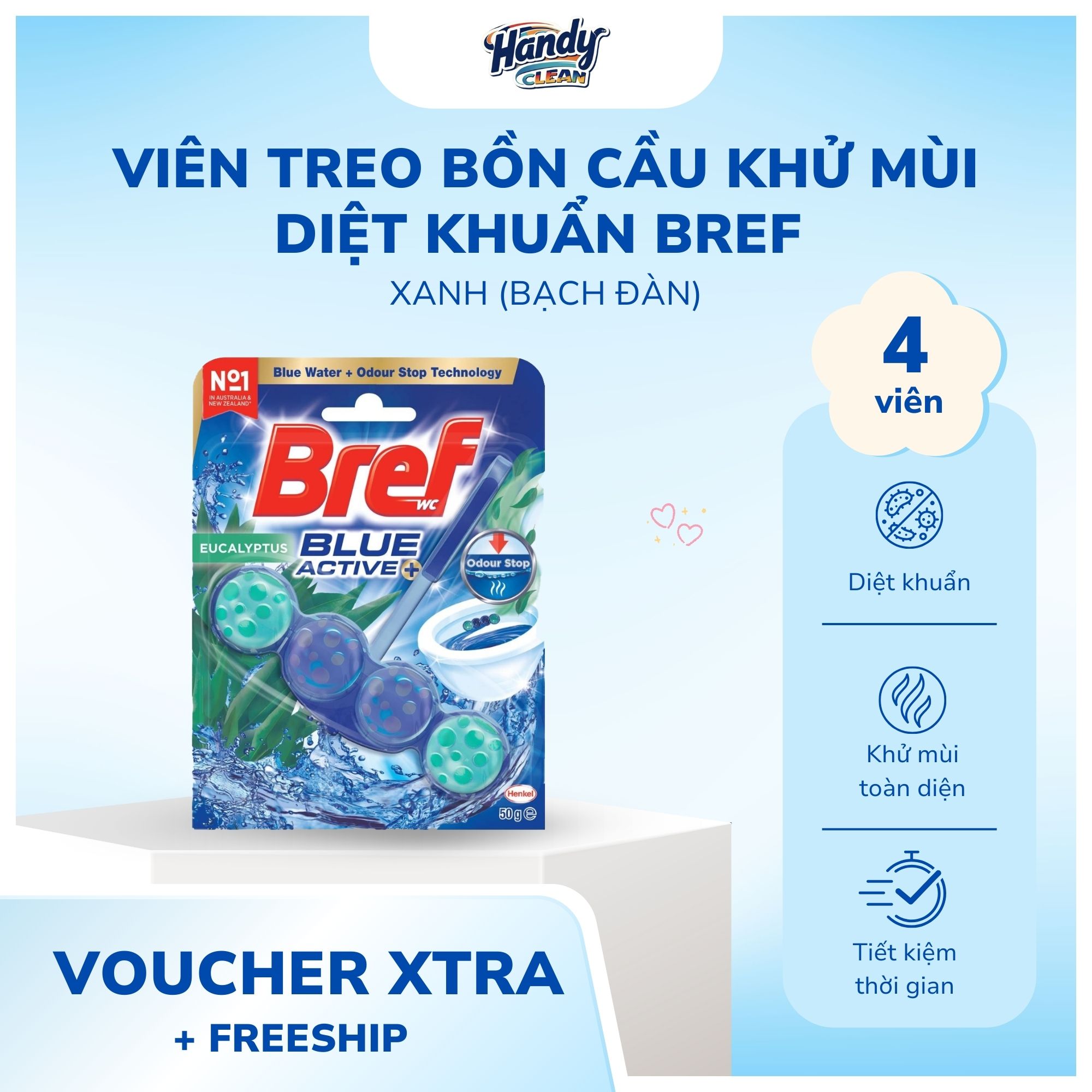 viên treo bồn cầu Bref 2