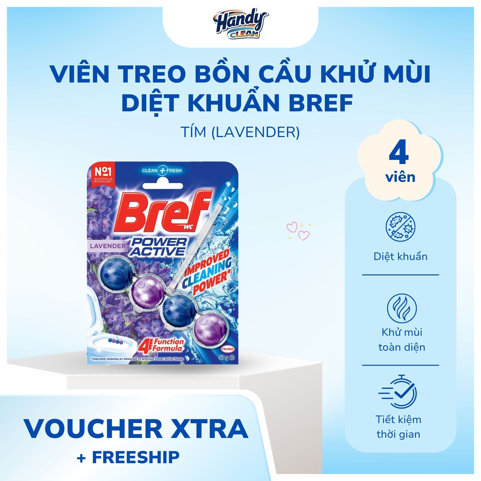 viên treo bồn cầu Bref 3