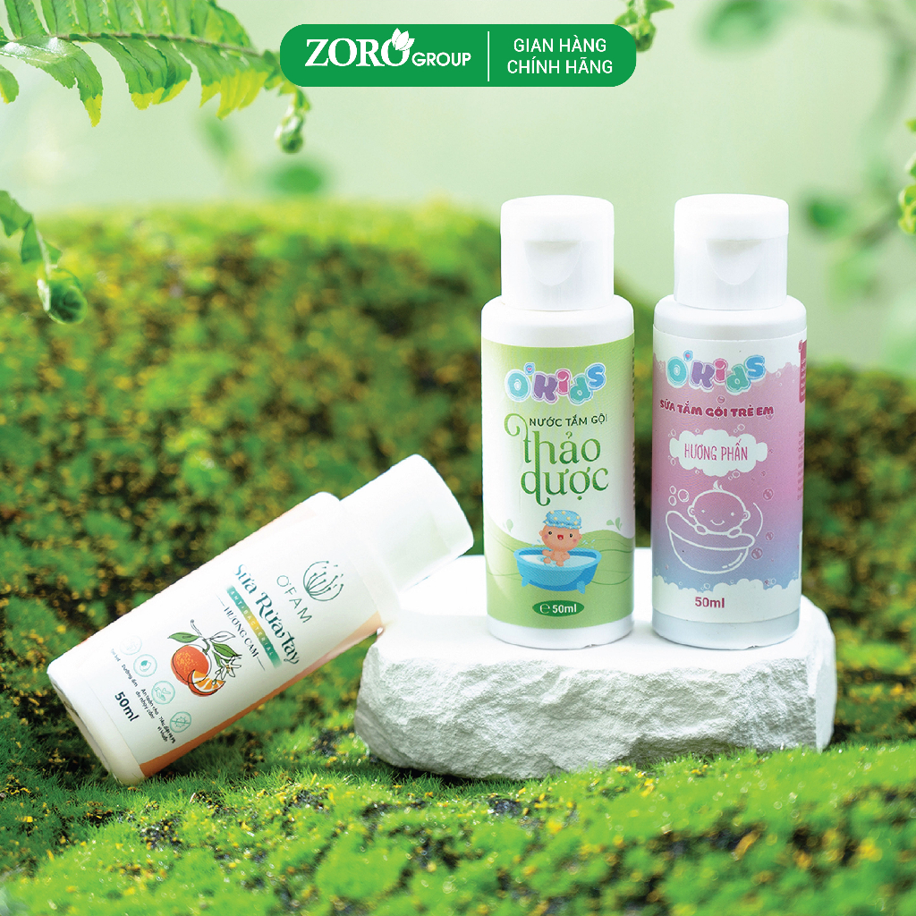 Sữa rửa tay O'Fam thể tích 50ml an toàn lành tính, dưỡng ẩm da tay và ngăn ngừa vi khuẩn